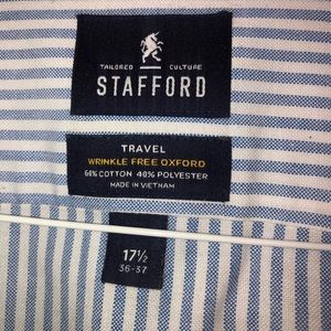 Striped button up dress shirt